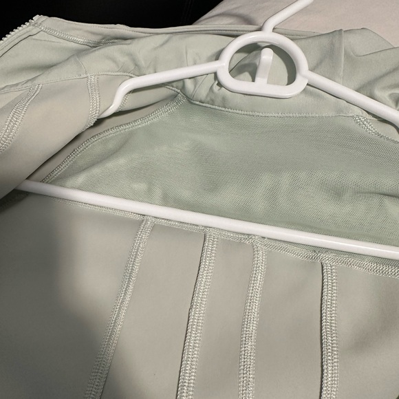 Lululemon light green hooded zip up - Picture 3 of 8
